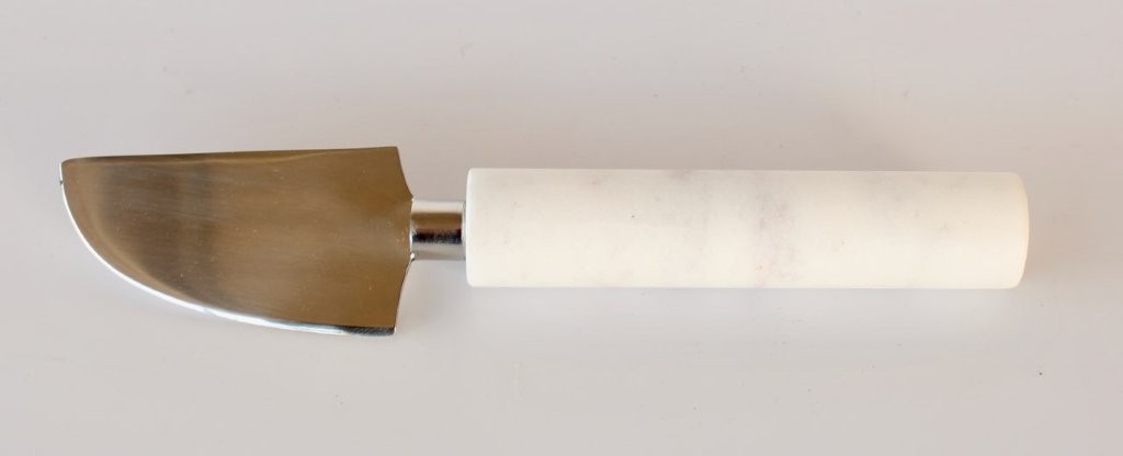 White Marble Butter Knife